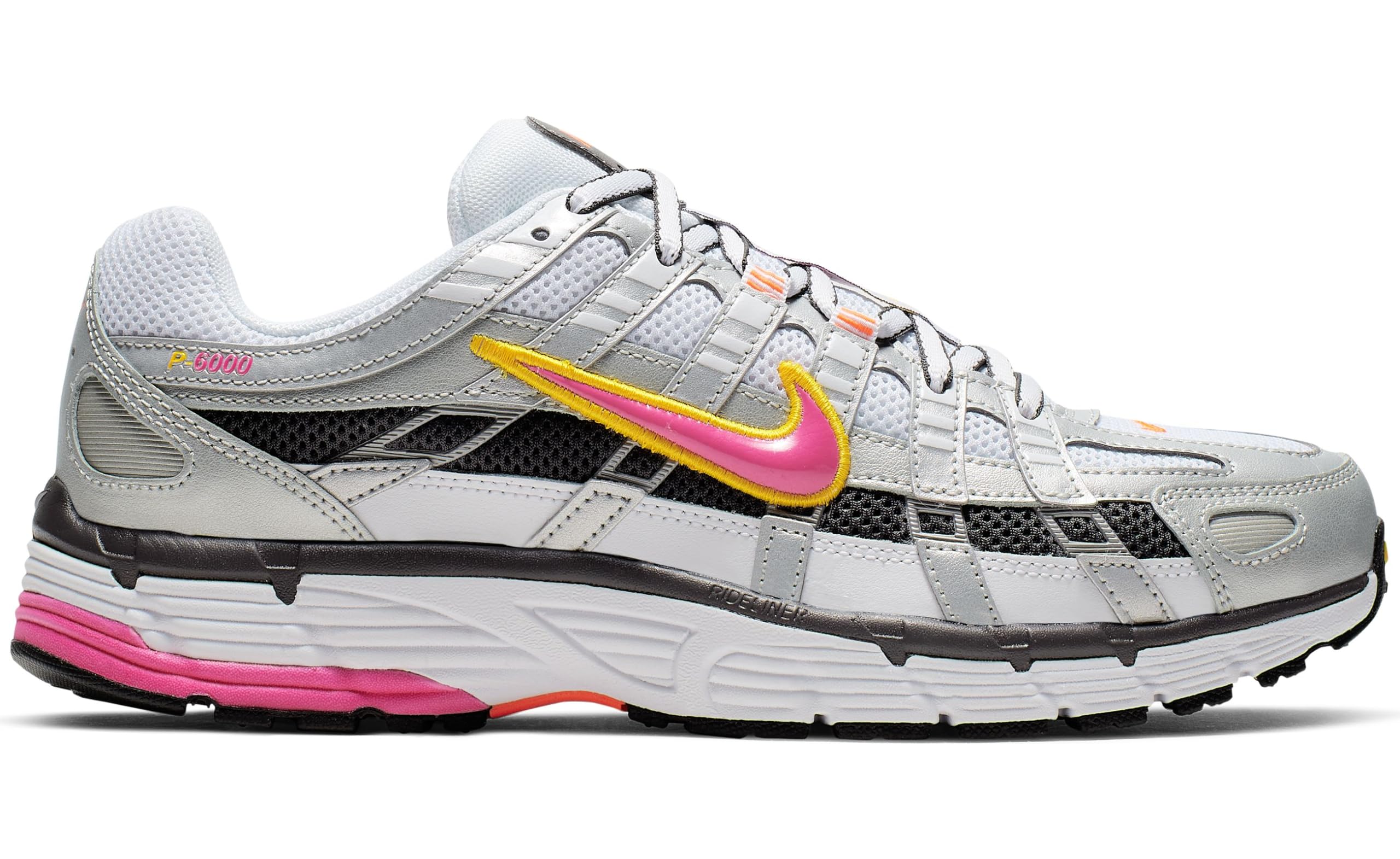 Nike Women's Running Shoes Sneakers - White Laser Fuchsia MTLC Platinum - Size 7.5 AU - Lightweight Comfort for Gym, Workout & Daily Wear