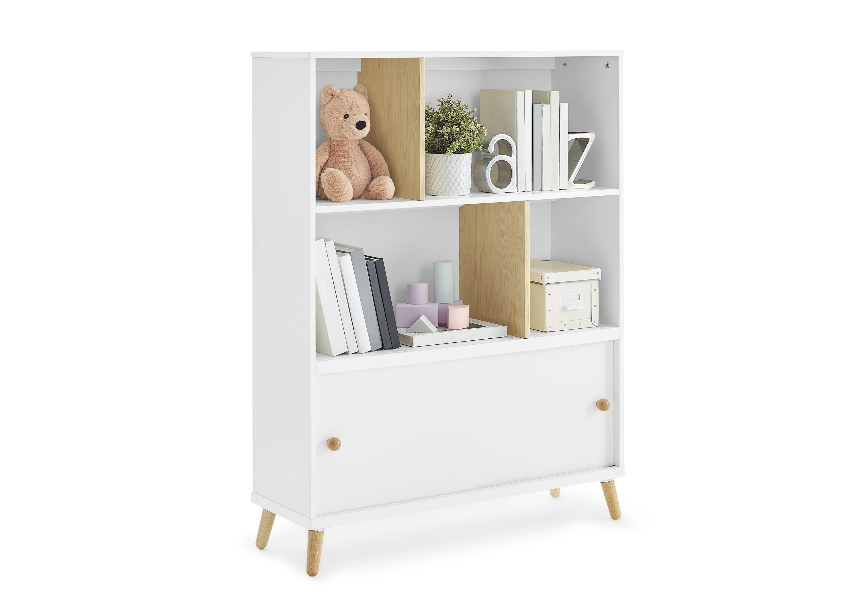 Hudson Bookcase with Greenguard Gold Certification - Modern Bookshelf for Home, Office & Library Storage