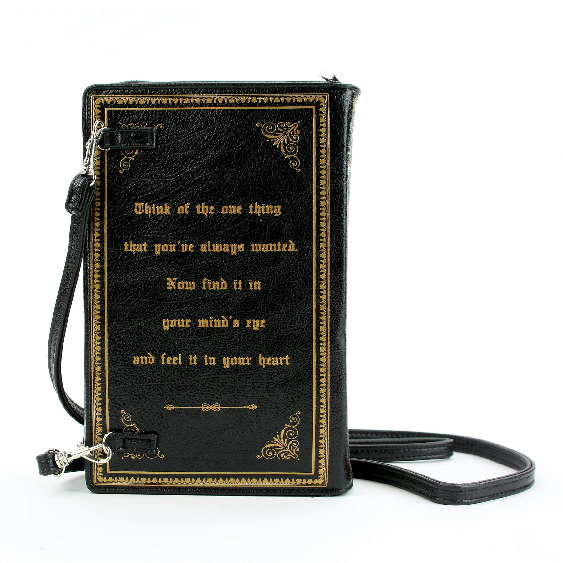 Beauty and the Beast Book Clutch Crossbody Bag - Disney Inspired Vinyl Purse for Women | Perfect for Cosplay, Themed Parties & Disney Park Outings
