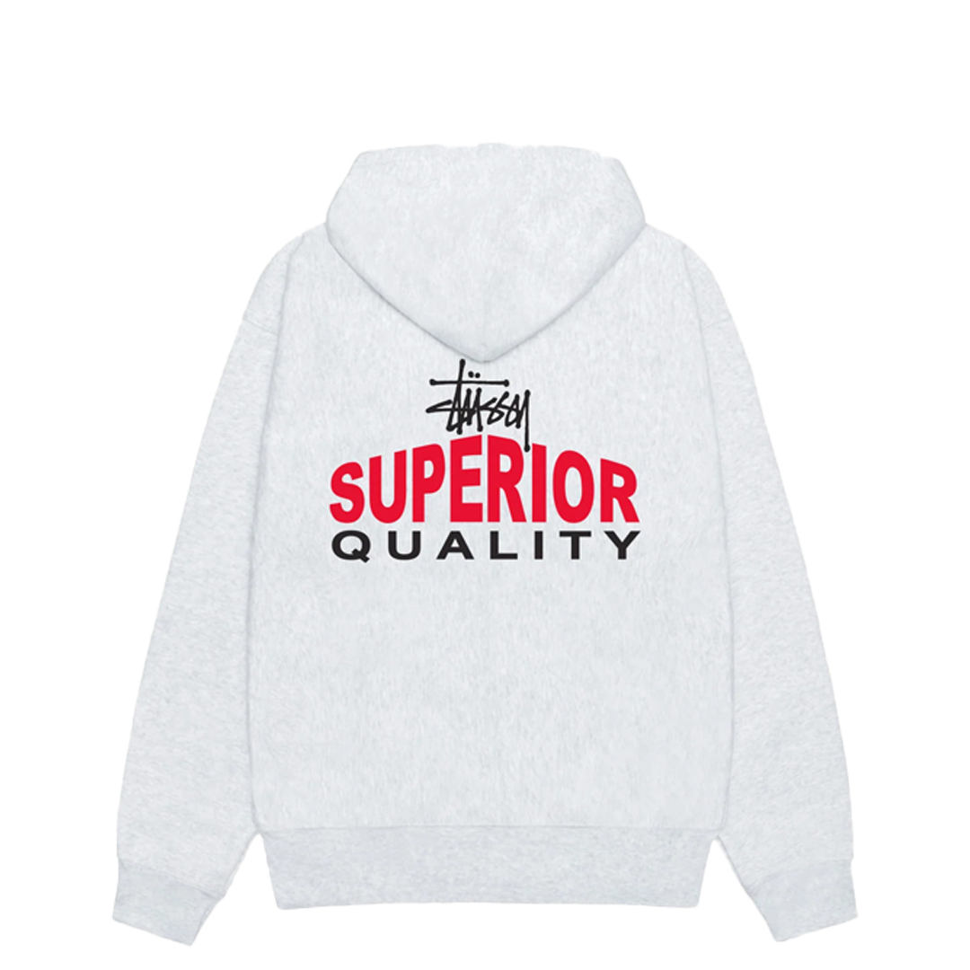 Premium Quality Zip-Up Hoodie in Ash Heather - Comfortable & Stylish for Casual Wear, Gym, and Outdoor Activities