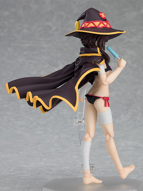 Figma EX 056 Megumin Swimsuit Ver. - Konosuba Anime Figure AX Exclusive Collectible - Perfect for Display, Cosplay, and Anime Fans Collection