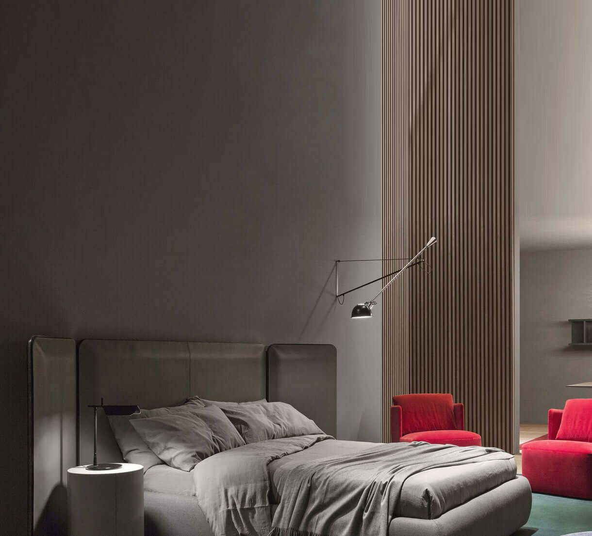 Plug-in Wall Sconce with Long Arm - Modern Adjustable Reading Light for Bedroom, Living Room & Office - Energy Efficient LED Wall Lamp for Home Decor