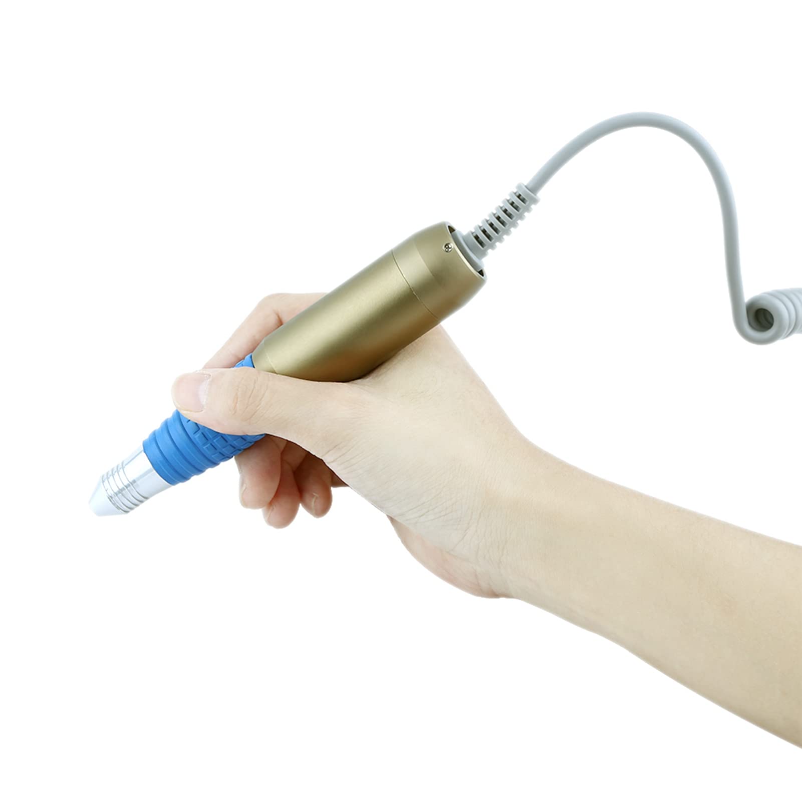 Natudeco Electric Nail Grinder - 25000 RPM Manicure Drill with Low Noise & Vibration, Comfortable Grip for Professional Nail Care - Perfect for Home, Salon & Travel Use