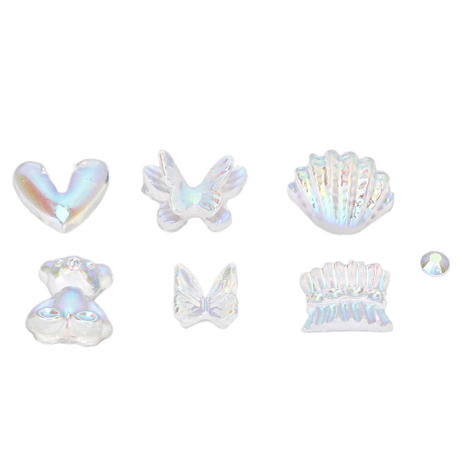 3D Resin Nail Art Decorations - Fashionable & Charming Nail Charms for Women | Perfect for Nail Salon, DIY Manicures, Party Nails & Gift Giving