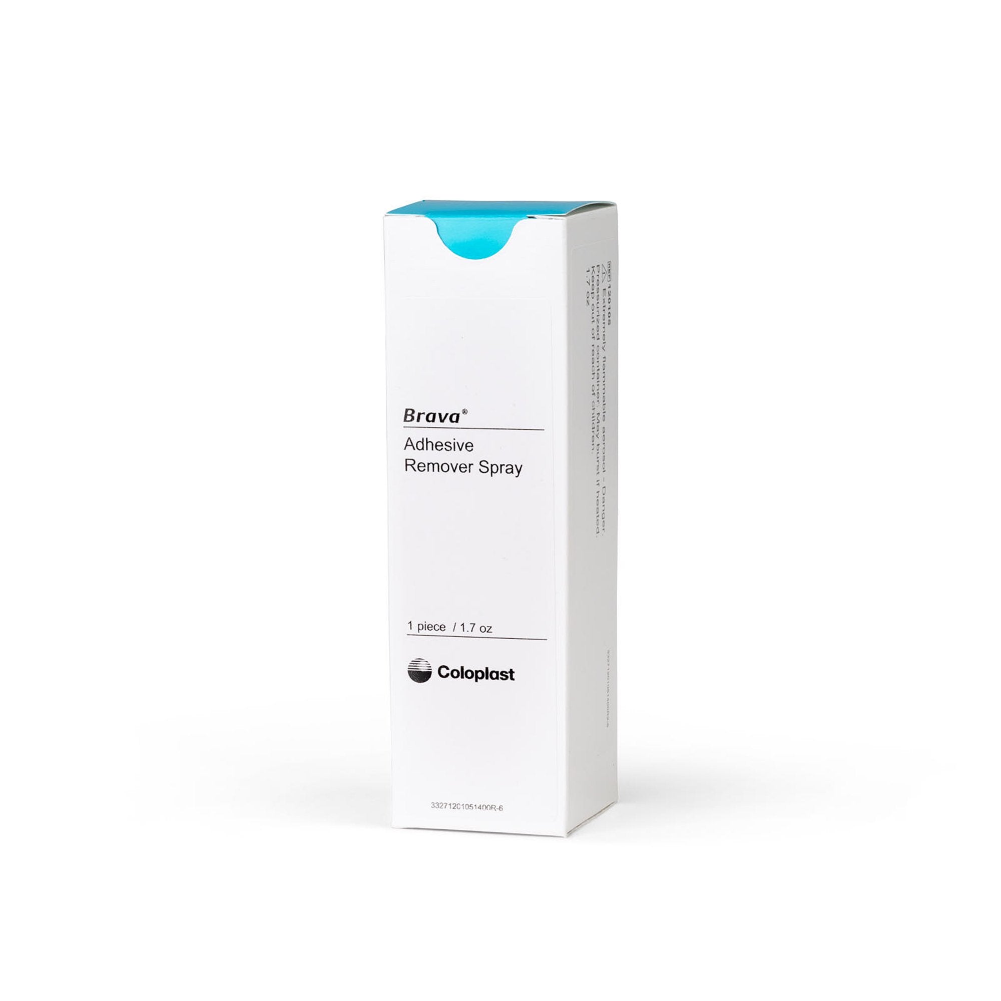 Coloplast Brava Adhesive Remover Spray - 1.7 oz Gentle Medical Adhesive Remover for Ostomy & Wound Care - Perfect for Sensitive Skin After Stoma or Surgical Tape Removal