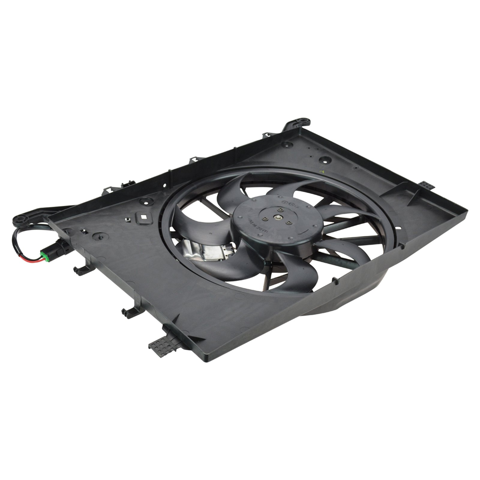 TRQ Radiator Cooling Fan Assembly Replacement for 2001-2003 Volvo S60, 2000-2003 S80 V70, 2003 XC70 - VO3115109 - Perfect for Engine Overheating Prevention & Summer Driving