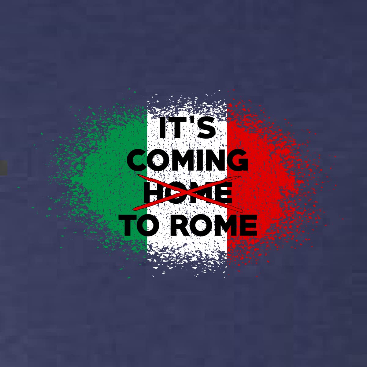 Italian Soccer 'It's Coming to Rome' Sports Tri-Blend Racerback Tank Top - Comfortable & Stylish Soccer Fan Apparel for Women - Perfect for Games, Workouts & Casual Wear