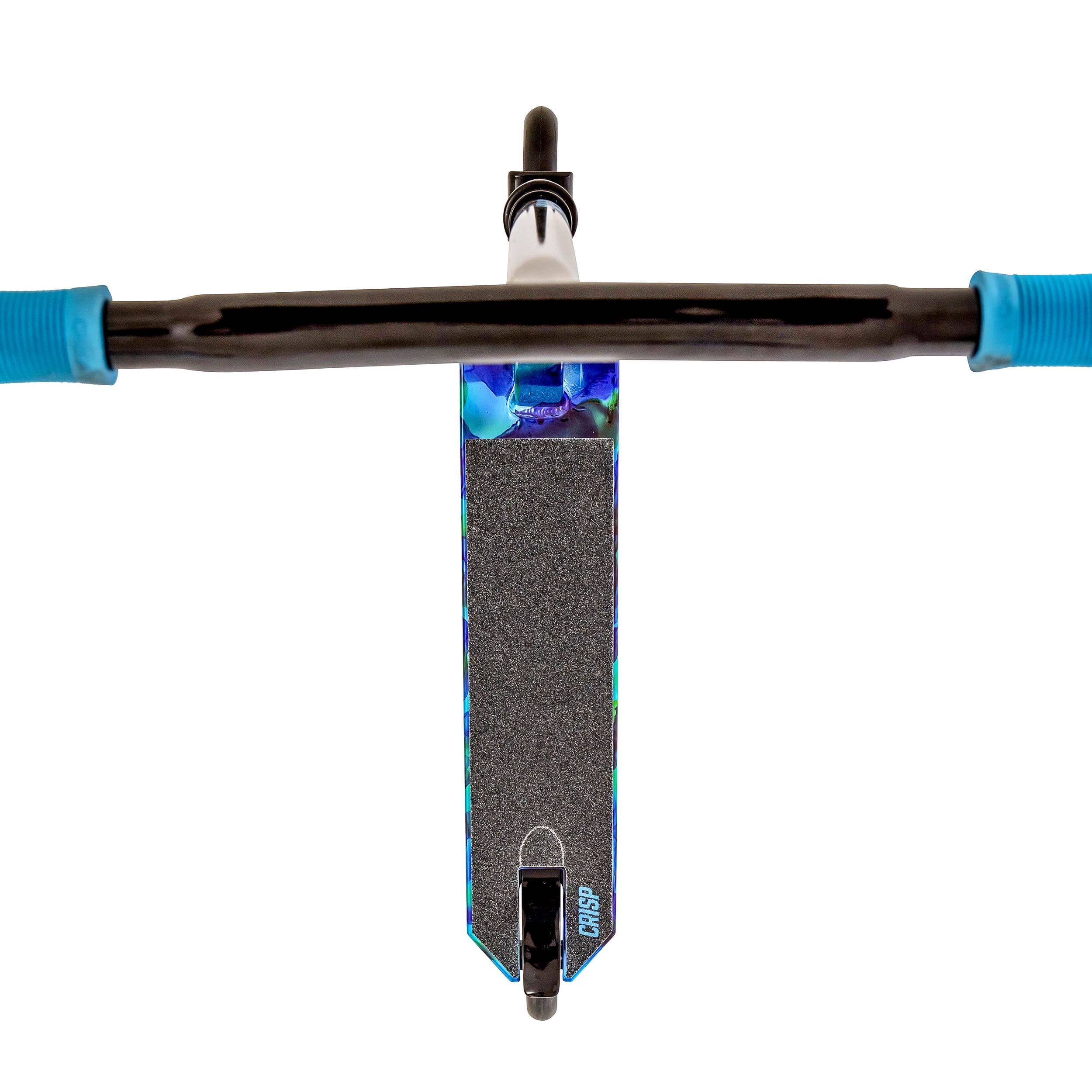 Crisp Switch Neo Chrome Pro Scooter - Blue Swirl Stunt Scooter for Kids & Adults | Perfect for Tricks, Commuting & Outdoor Fun
