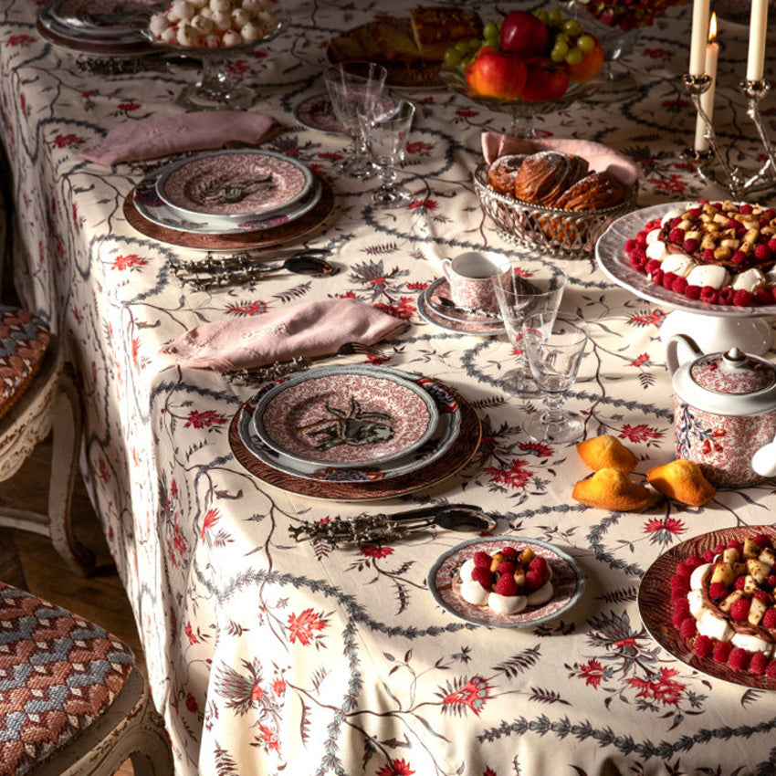 Bernardaud Braquenie Elegant Dinner Plate Set - Fine Porcelain Tableware for Formal Dining & Special Occasions