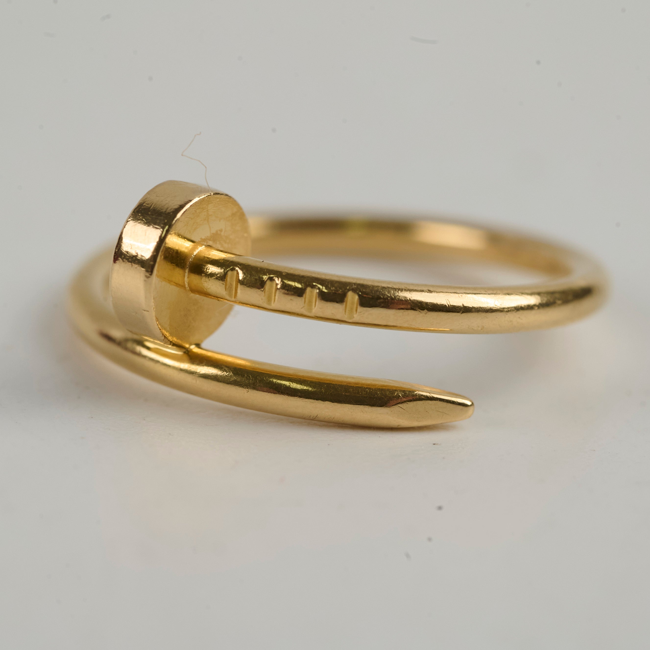 Cartier Juste Un Clou JUC 18K Yellow Gold Bracelet Size 53 - Luxury Nail Bangle for Women, Perfect for Parties & Special Occasions