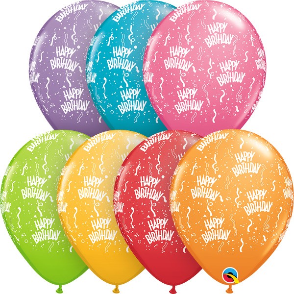 11-Piece Round Birthday Party Decoration Assortment (6ct) - Perfect for Birthday Celebrations, Baby Showers & Festive Events