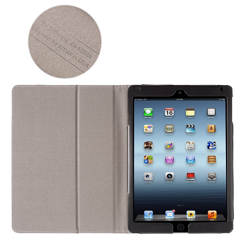 Premium PU Leather iPad 9.7 Inch Case (2018/2017/Air 2/Air 1) - Shockproof Corner Protection & Scratch-Resistant Smart Cover with Auto Sleep/Wake - Patriotic American Flag Design - Perfect for Work, Travel & Home Use