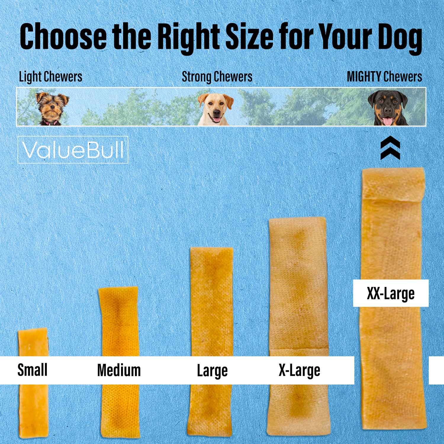 ValueBull Himalayan Yak Cheese Dog Chews - Extra Large 25ct Bulk Pack | Long-Lasting Natural Treats for Aggressive Chewers | All-Natural, Healthy & Safe Low-Odor Nepal Yak Milk Chews | Perfect for Training, Teething & Dental Health
