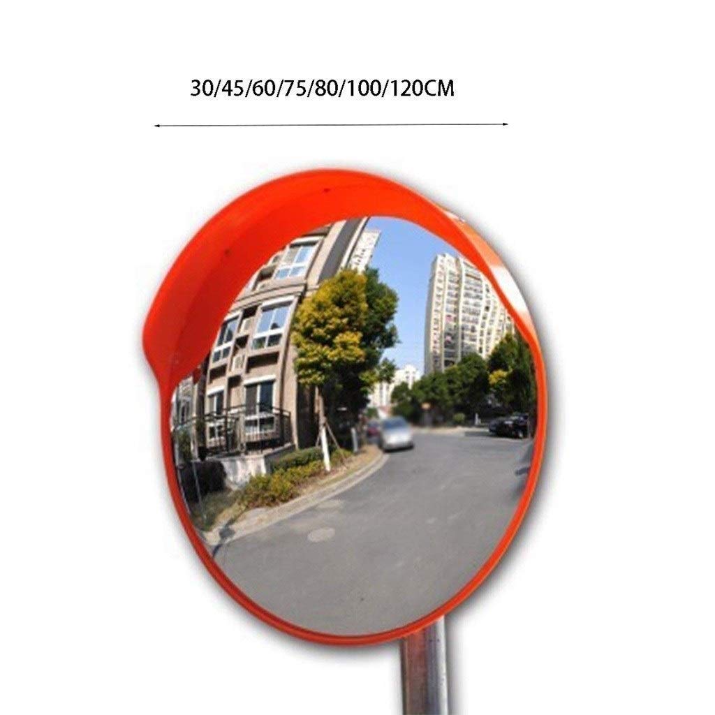 75CM Shatter-Proof Convex Safety Mirror for Traffic & Garage - Wide-Angle View, Undistorted Reflection - Perfect for Driveways, Warehouses & Parking Lots