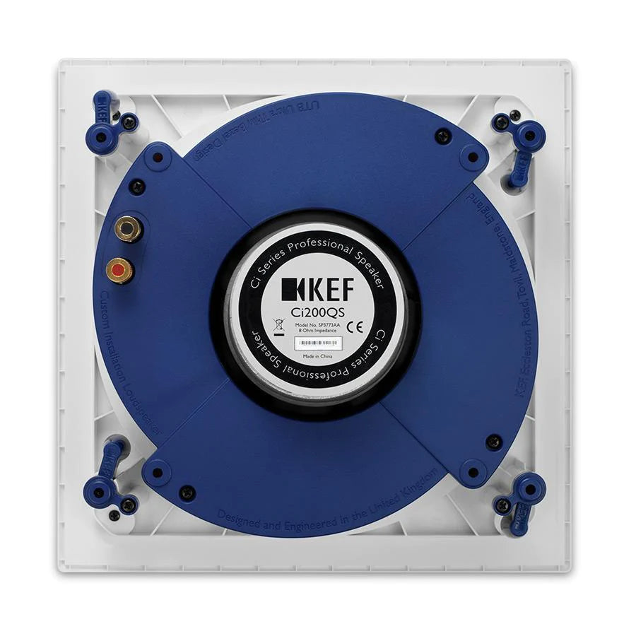 KEF Ci200QS 8 Inch In-Wall Speaker - High Performance Home Audio System for Living Room, Home Theater & Background Music