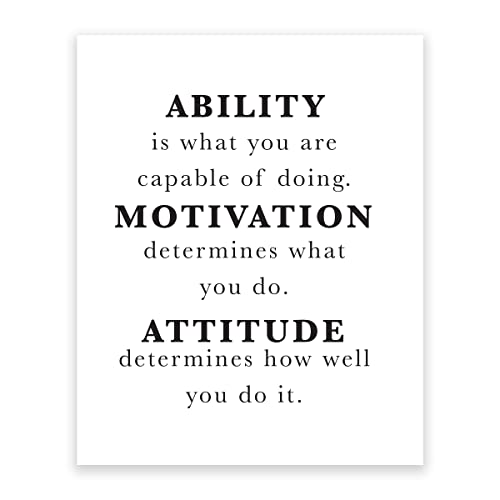 Inspirational Motivational Wall Art Posters for Office & Business - Uplifting Decor for Workspace, Home Office & Corporate Environments