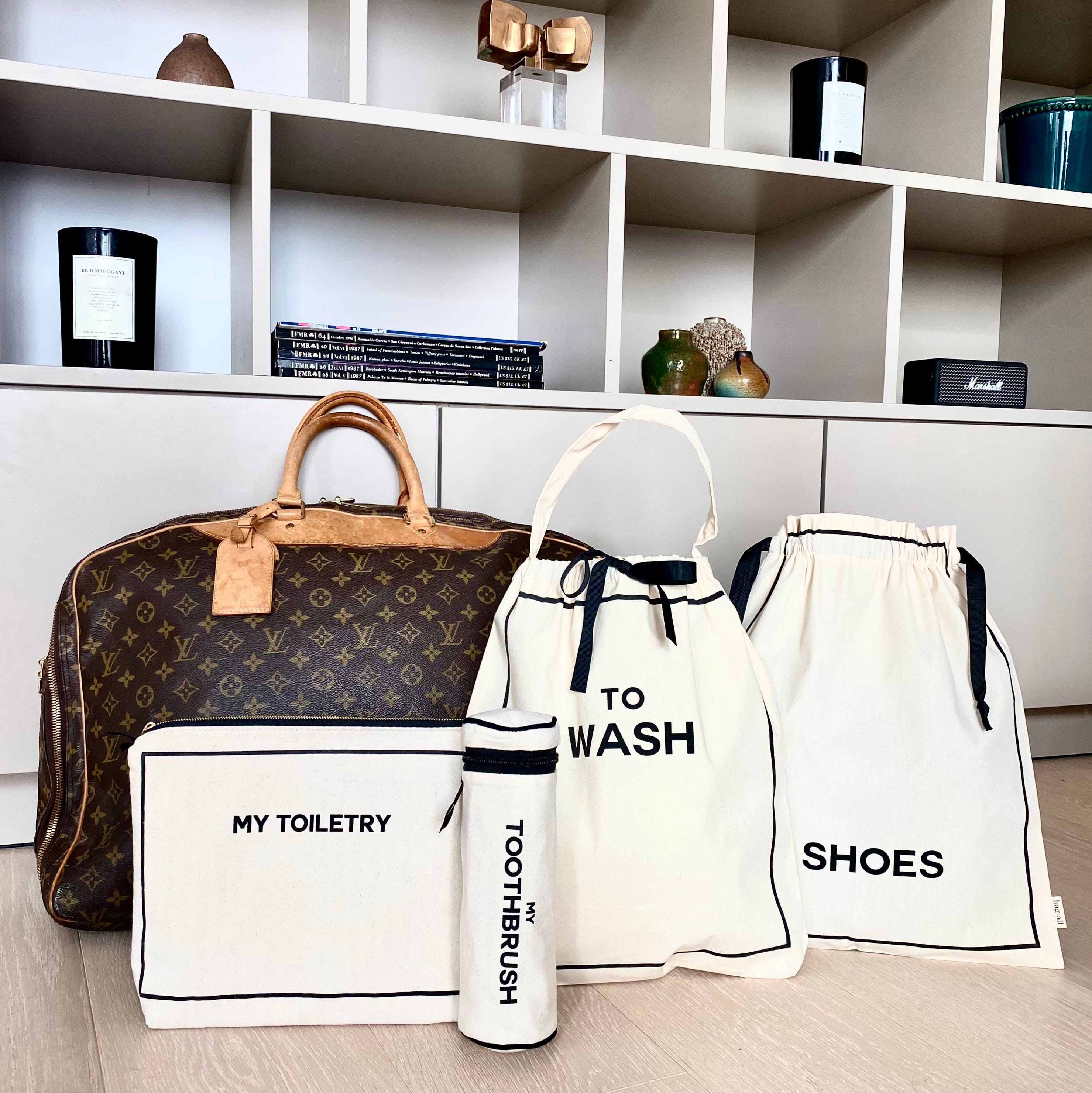 Premium 4-Piece Toiletry Travel Gift Set with Cream - Perfect for Vacation, Business Trips & Gifts