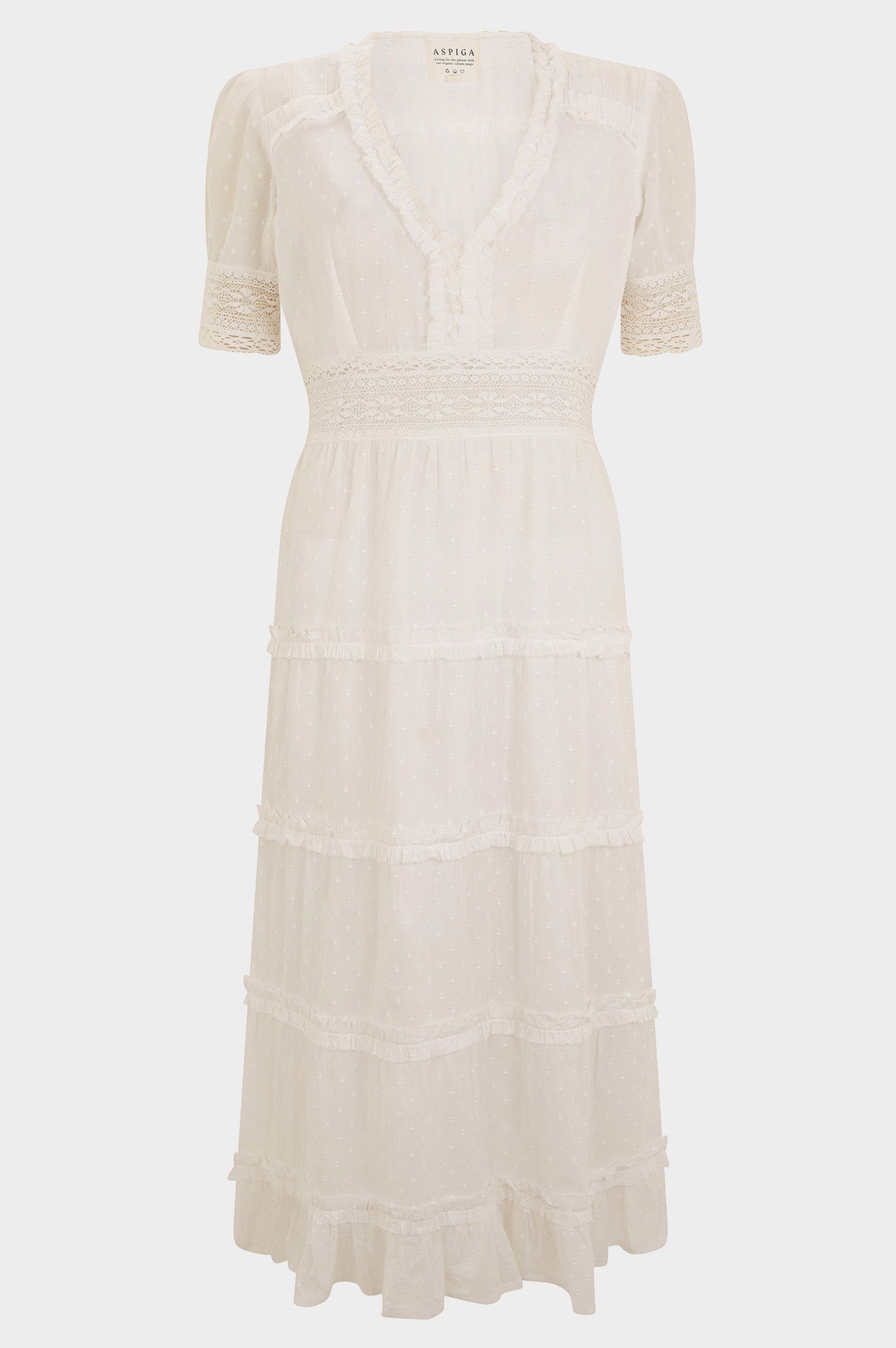 Elegant White Viola Dress for Women - Perfect for Weddings, Parties & Special Occasions