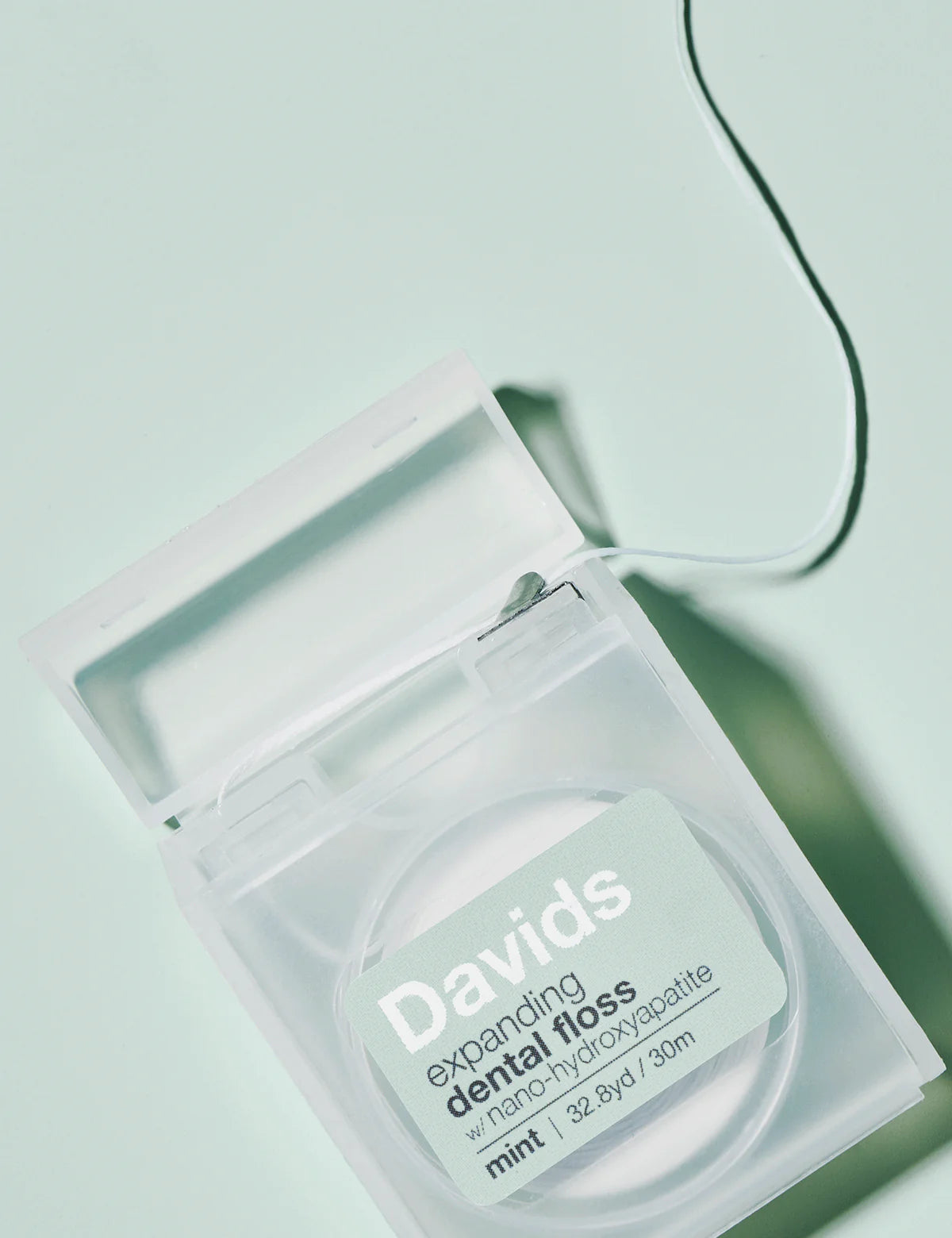 Nano Hydroxyapatite Expanding Dental Floss with Mint Flavor | Strengthens Enamel & Whitens Teeth | Perfect for Travel, Home & Office Use