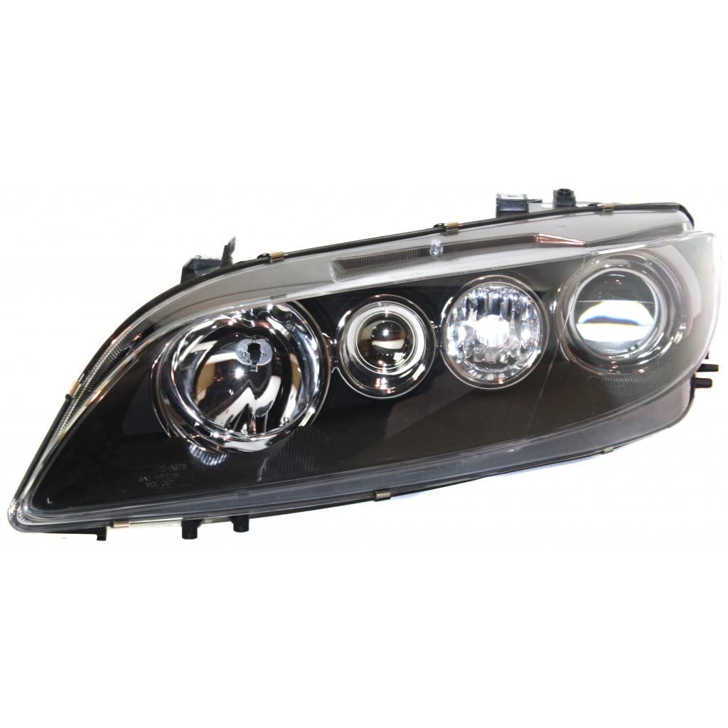 2006-2008 Mazda 6 Headlight Assembly - Driver Side Black Housing Replacement (Part# MA2502135) | CarLights360 | Durable LED Headlights for Night Driving & Enhanced Visibility