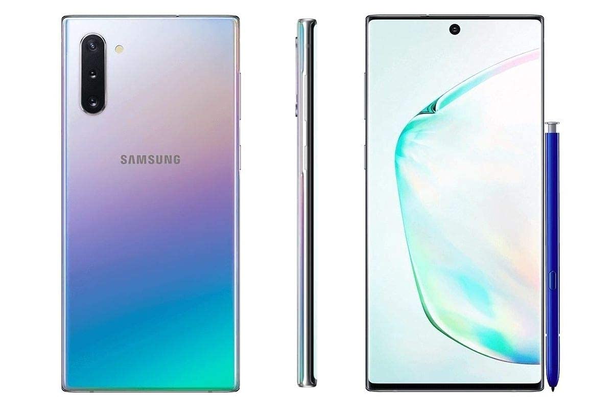 Samsung Galaxy Note10+ 256GB Aura Glow Verizon Certified Refurbished Smartphone - Perfect for Business Professionals & Creative Work