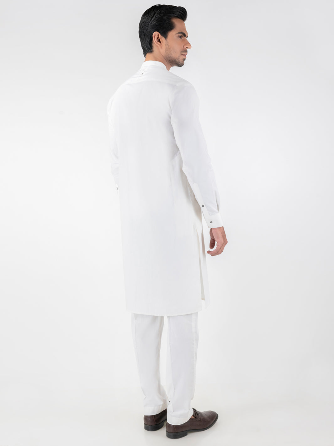 Premium Cotton Off White Kurta Trouser Set for Men - Traditional Indian Ethnic Wear for Festivals & Weddings