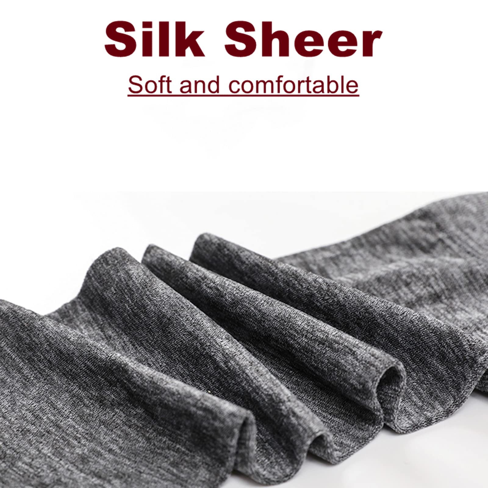 SVLFTecon 20 Pack Unisex Silk Sheer Crew Socks - Ultra Thin, Breathable Dress Socks for Men & Women - Soft Athletic Socks for Work, Running & Daily Wear