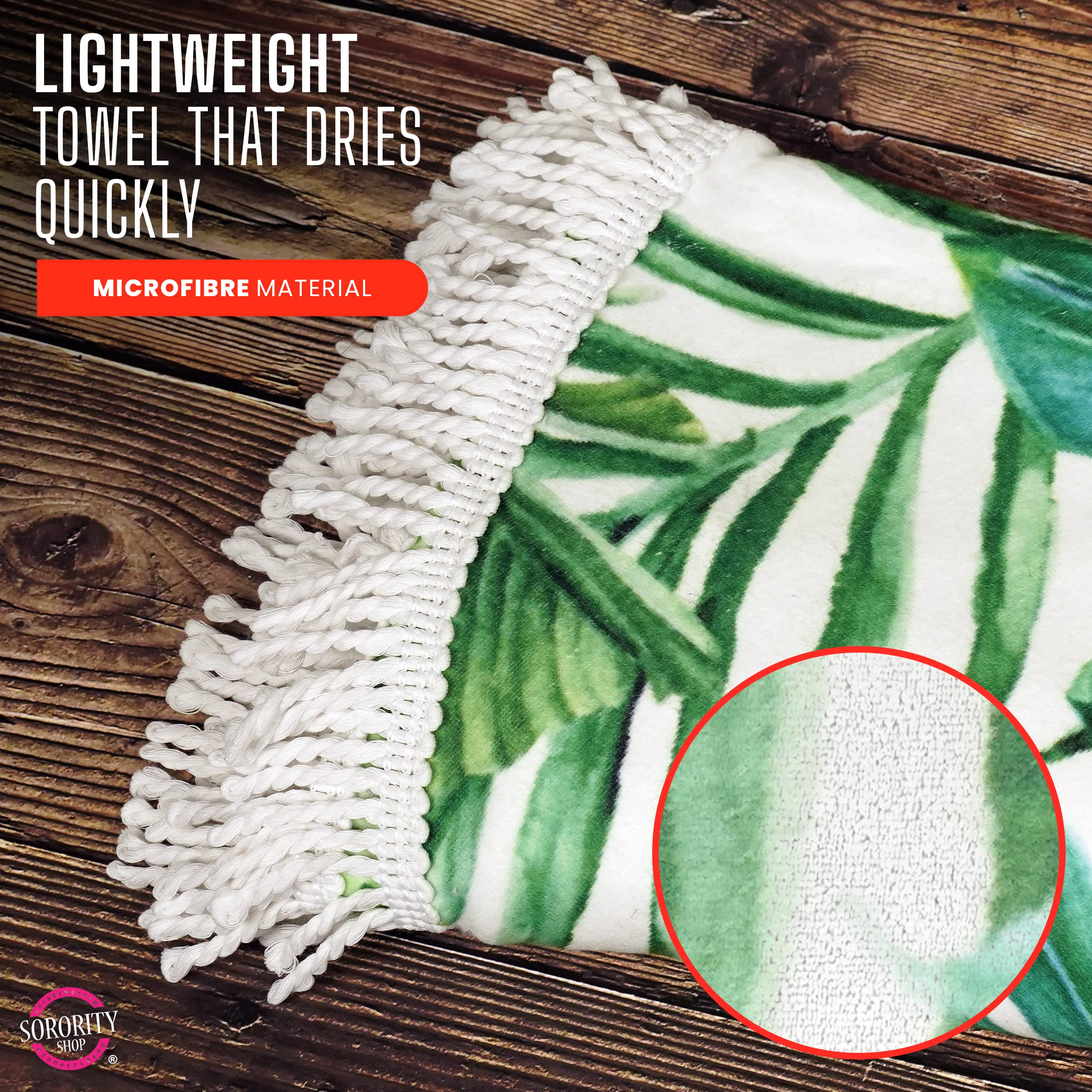 Sigma Delta Tau SDT Sorority Round Beach Towel - 60