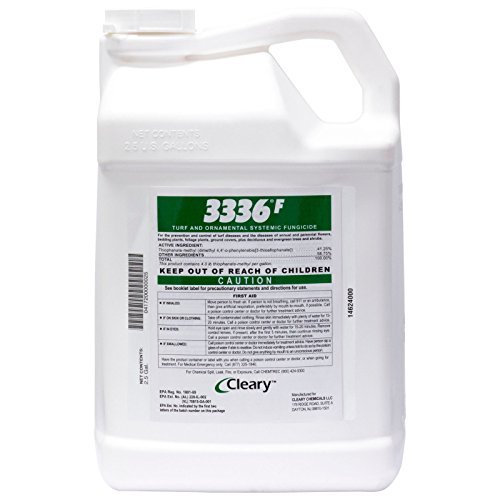 Clearys 3336 F Fungicide 2.5 Gallons - Turf & Ornamental Fungicide with Thiophanate-methyl (Not for Sale in NY or CA) - Effective Lawn & Garden Disease Control