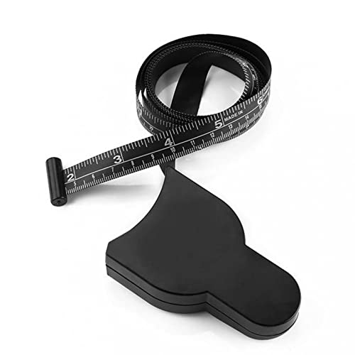 Self-Tightening Measuring Tape - Automatic Retractable Body Measuring Ruler with Double Scales for Waist, Hip & Bust (Black 1PC) | Perfect for Fitness Tracking, Weight Loss & Tailoring Measurements