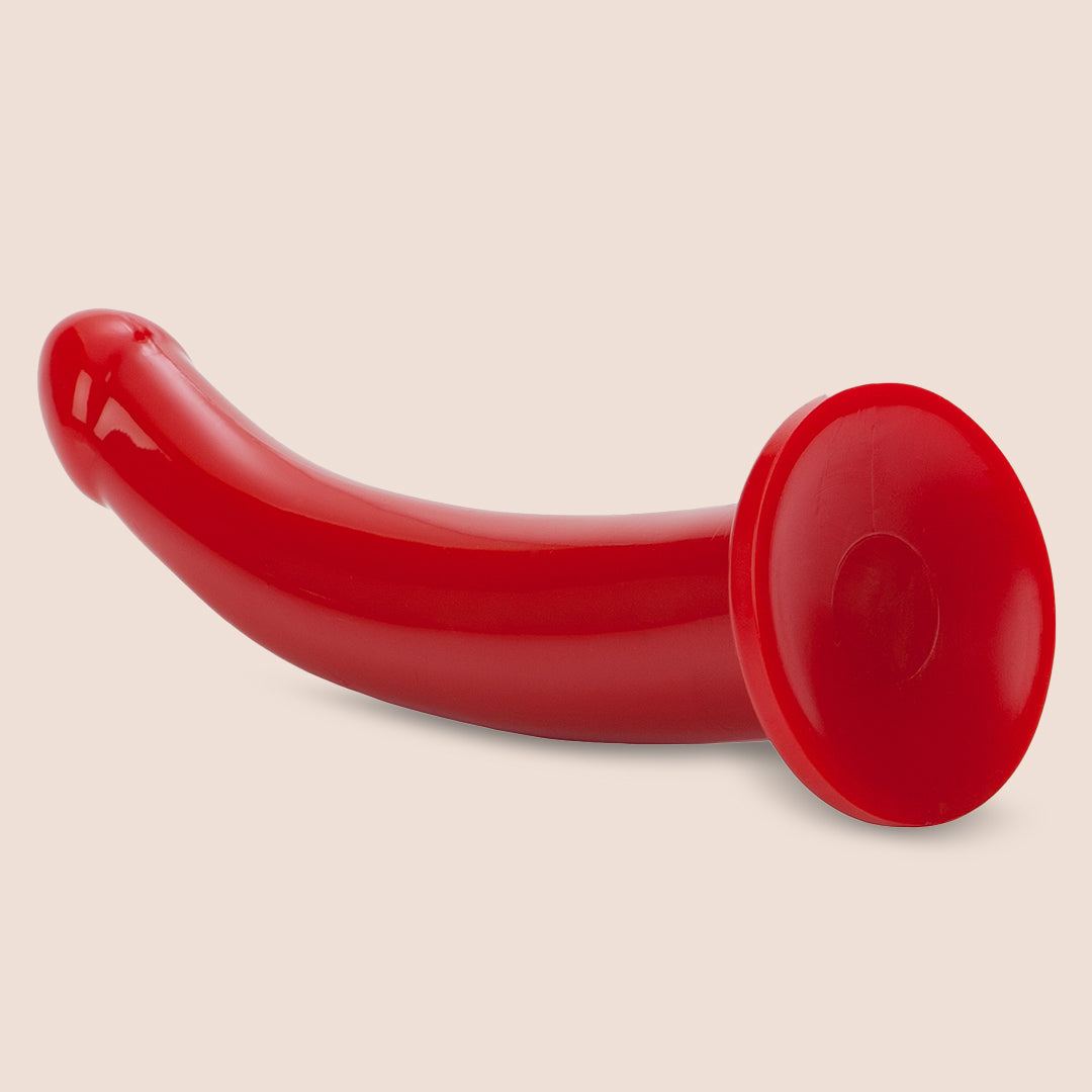 CalExotics Red Rider Strap On Kit - Adjustable Harness & Dildo Set for Couples & Solo Play - Perfect for Role Play, BDSM & LGBTQ+ Exploration