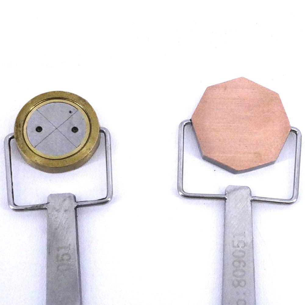 GPG01 Pie Gauge Magnetic Field Indicator - 3 Piece Magnetic Particle Testing Kit for NDT Inspection | Perfect for Weld Testing, Pipeline Inspection & Industrial Quality Control