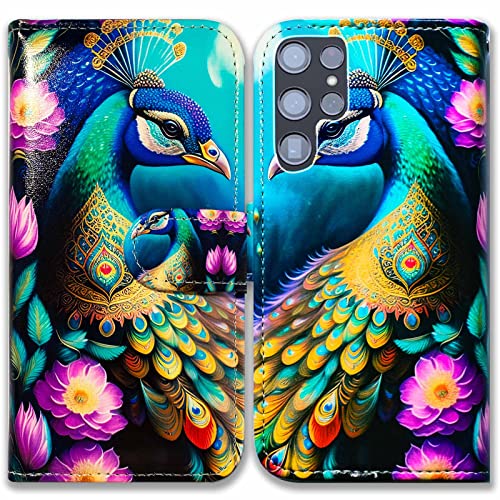 Colorful Peacock Mandala Flowers