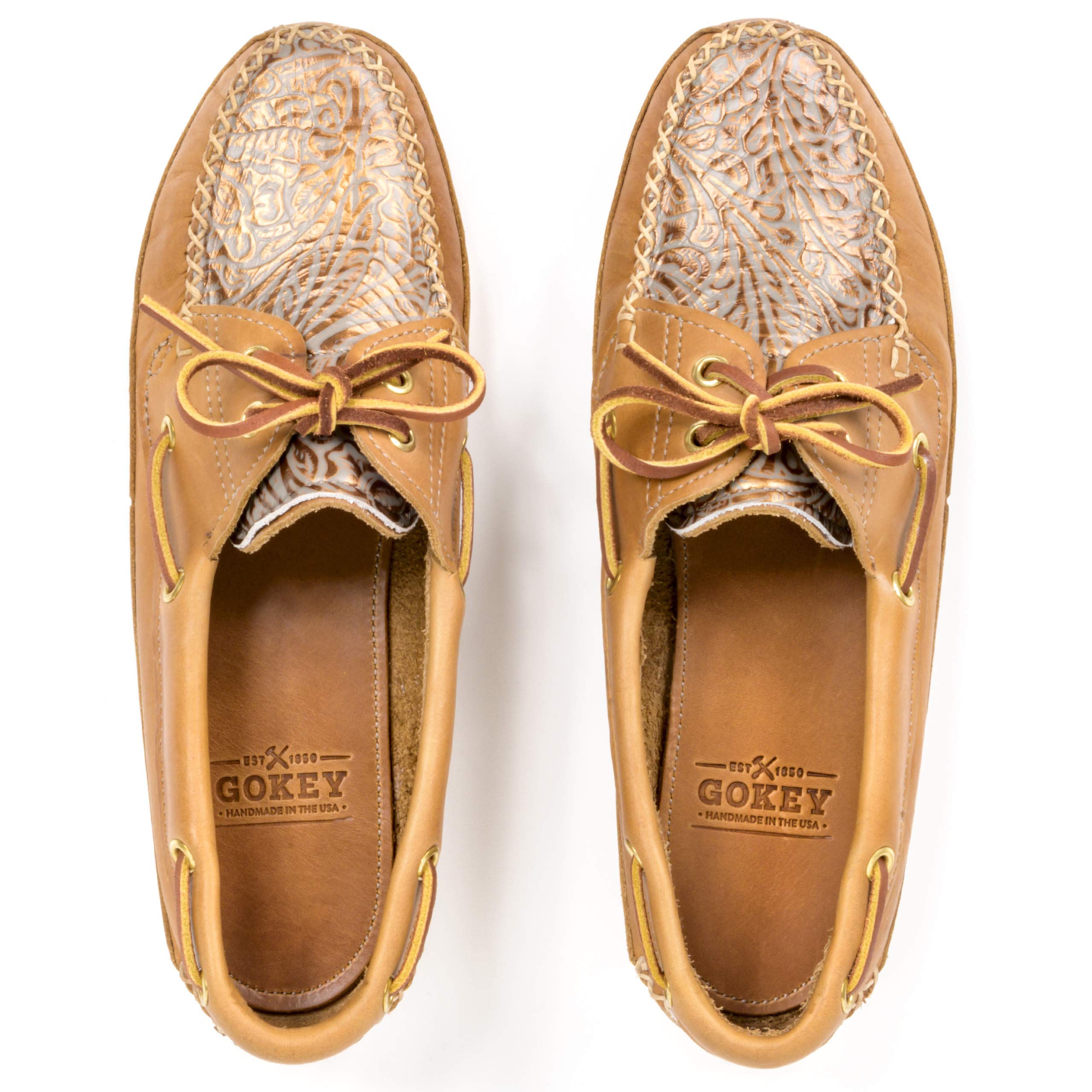 Women's Classic Copper Boat Shoes - Comfortable & Stylish Deck Shoes for Sailing, Boating, and Casual Wear