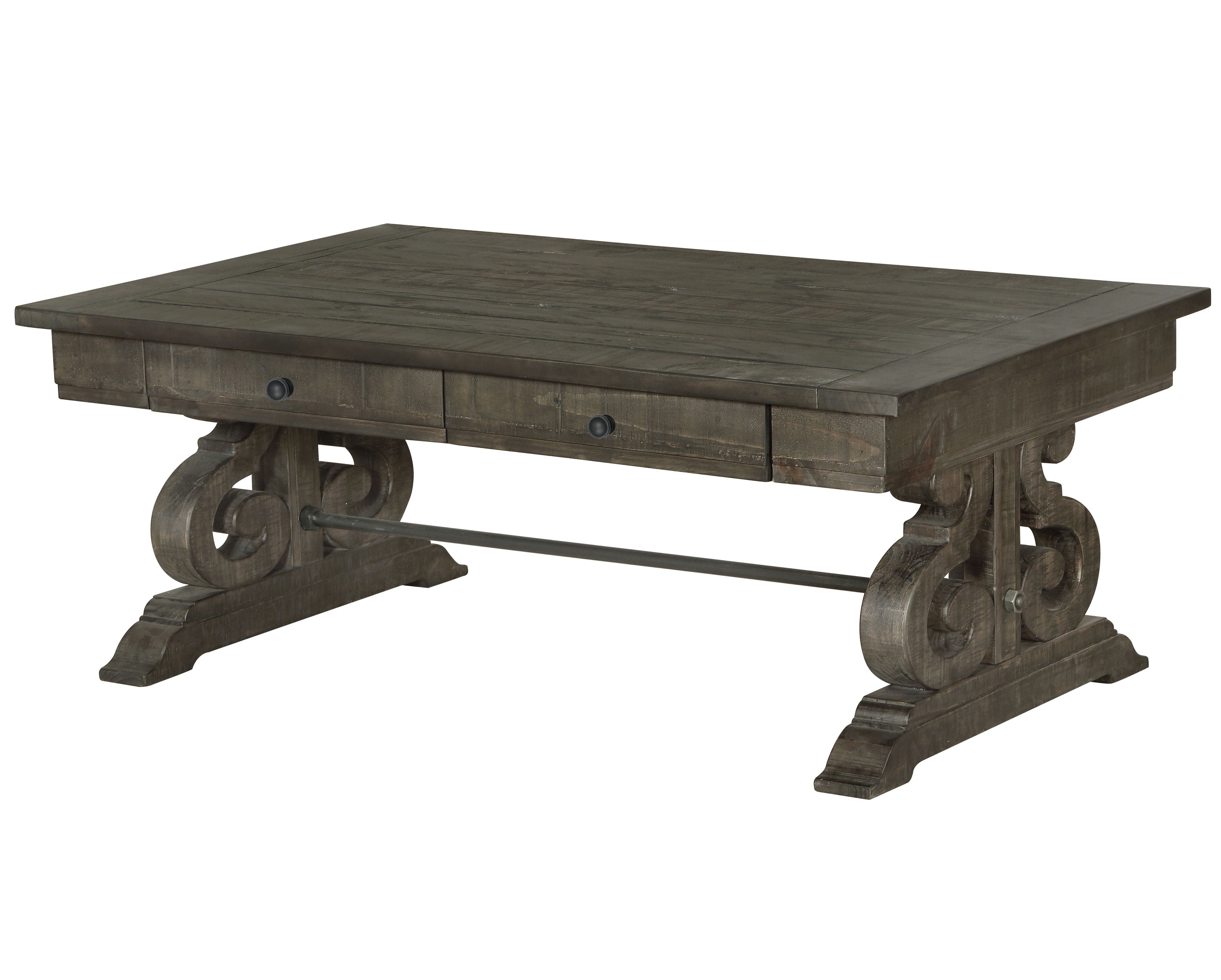 Bellamy Modern Rectangular Coffee Table - Stylish Living Room Center Table for Small Spaces, Perfect for Sofa Set and Home Decor