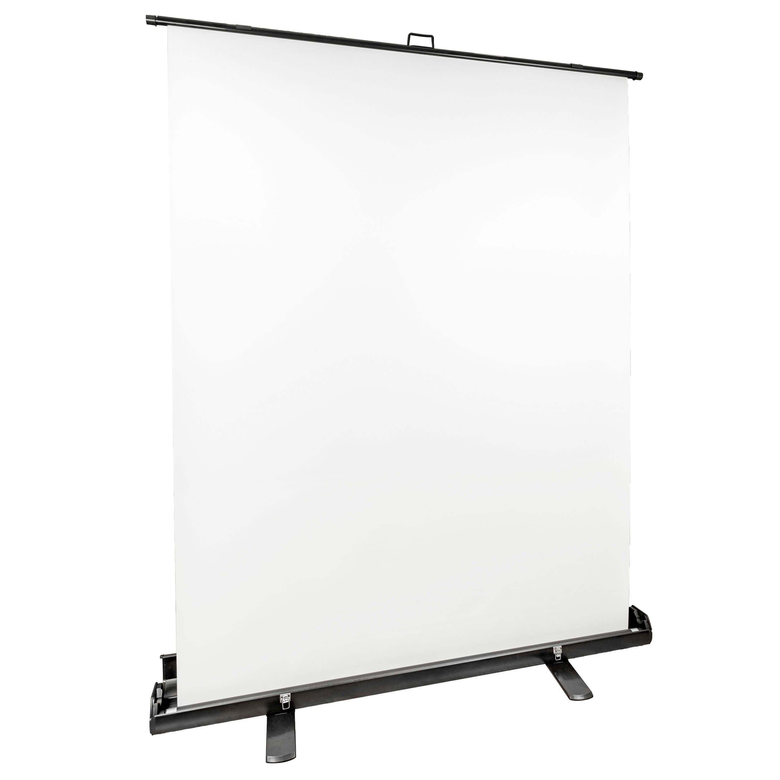 1.5m x 2m Roll Up Banner Stand with White Background - Portable Trade Show Display for Events, Exhibitions & Retail Stores