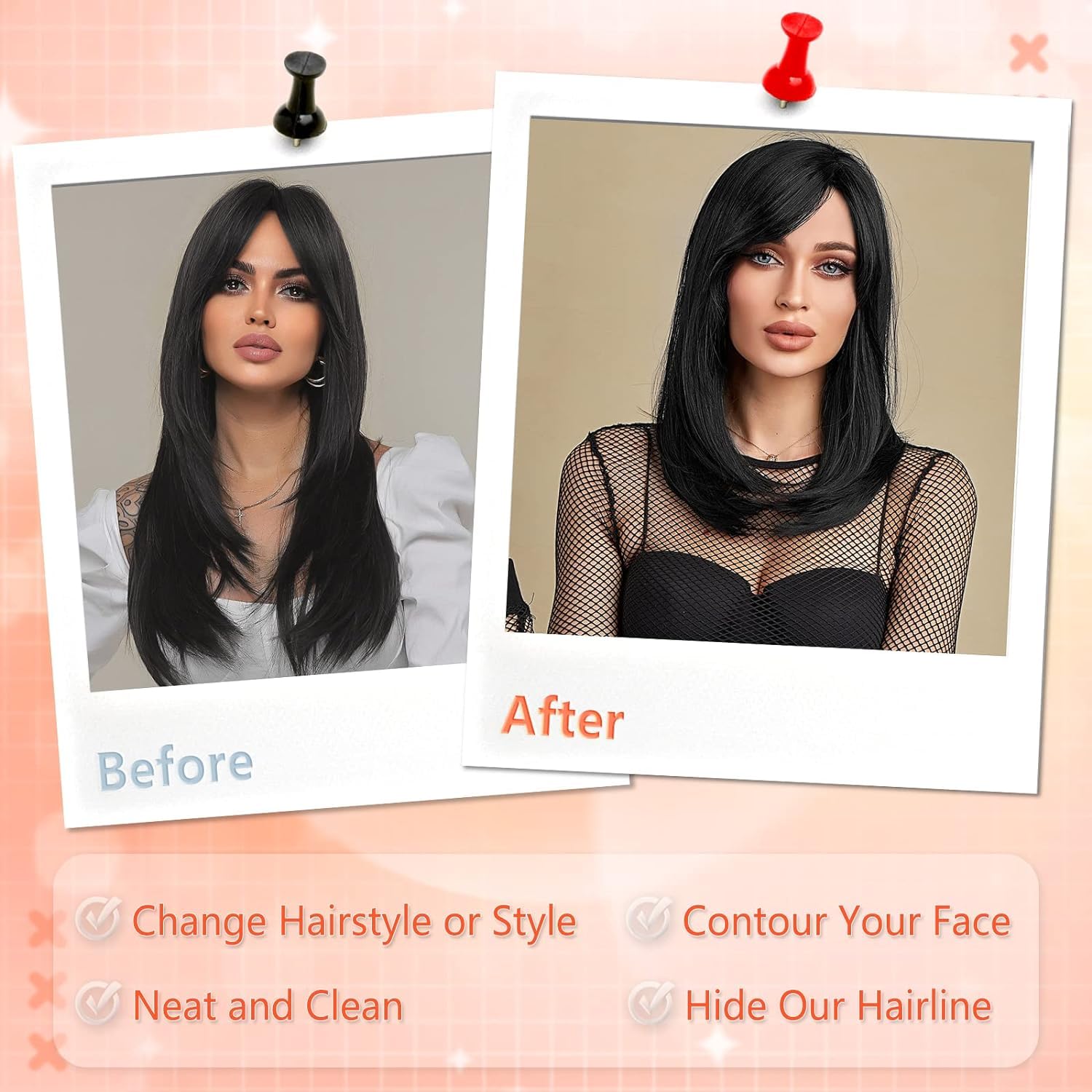 Ritzkart Human Hair Topper for Women - 10 Inch Length, 4 Inch Width, 30g (#4 Dark Brown) - Clip-in Hairpiece for Baldness, Thinning Hair & Side/Center Fringe - Perfect for Daily Wear, Work & Special Occasions