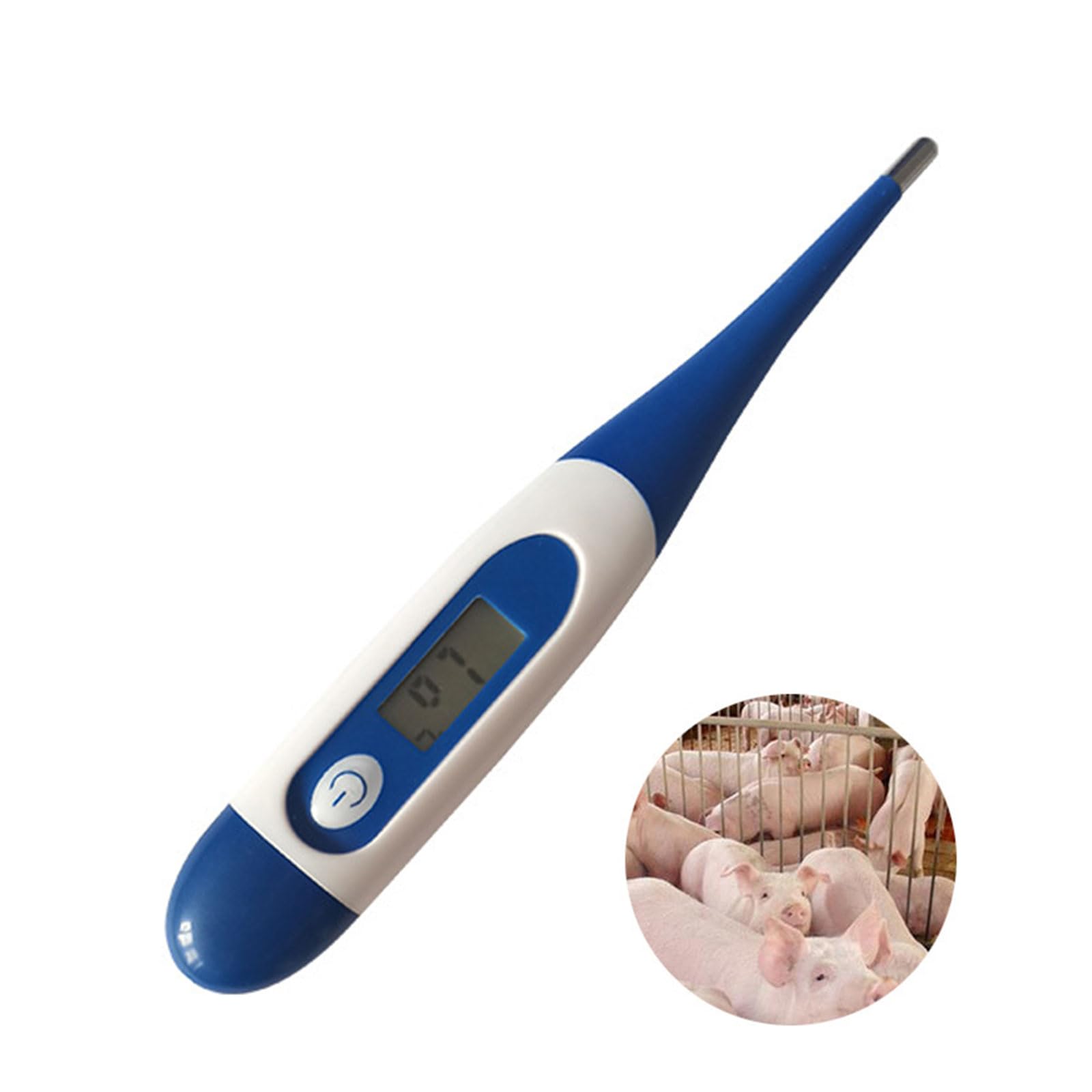 Youngy Waterproof Pet Thermometer - Accurate Vet Clinic & Home Use