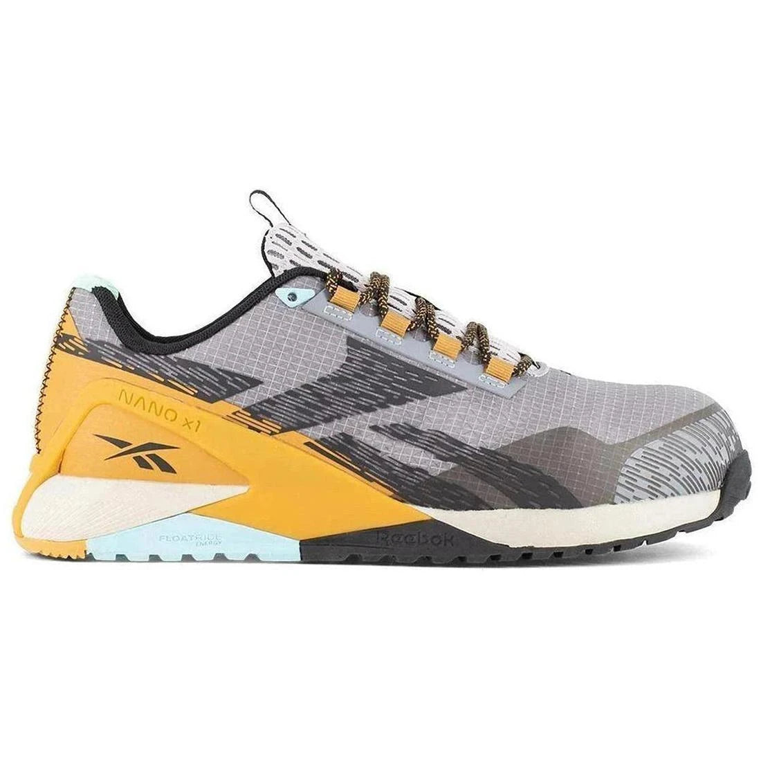 Nano X1 Adventure Composite Toe Athletic Work Shoes for Men - Lightweight Safety Shoes Yellow/Gray - Perfect for Construction, Hiking & Outdoor Work
