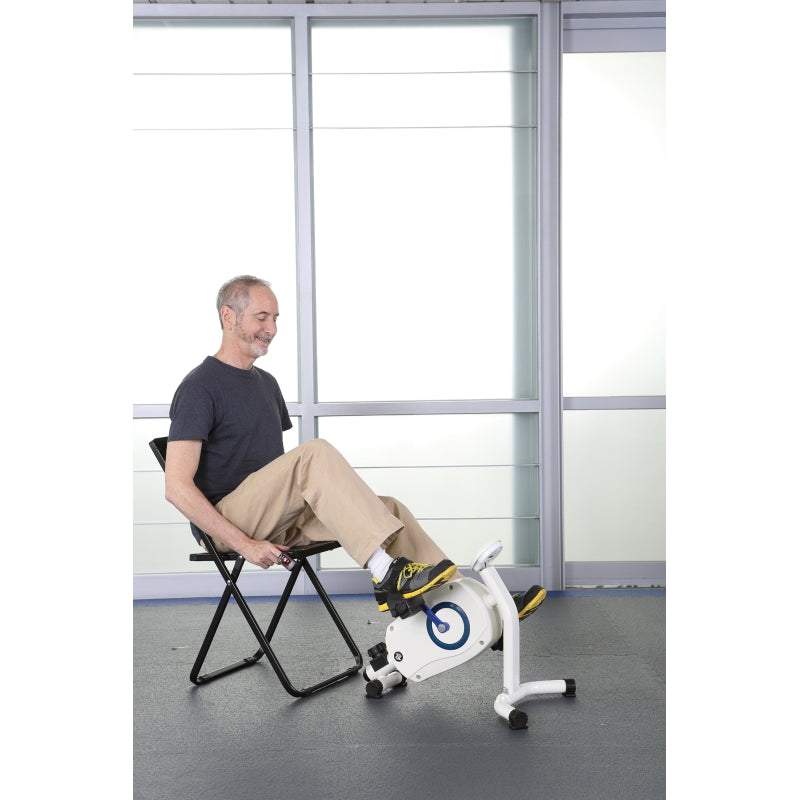 Alexa Portable Mini Exercise Bike - Under Desk Pedal Exerciser for Home & Office Workout, Leg & Arm Rehabilitation - Compact & Quiet Fitness Equipment for Small Spaces