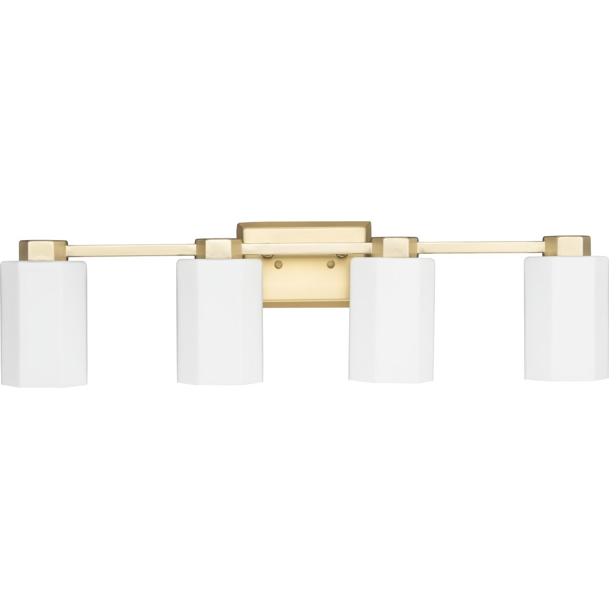 Estrada Collection 4-Light Bathroom Vanity Light Fixture - Modern Chrome Finish for Bathroom & Dressing Room Lighting