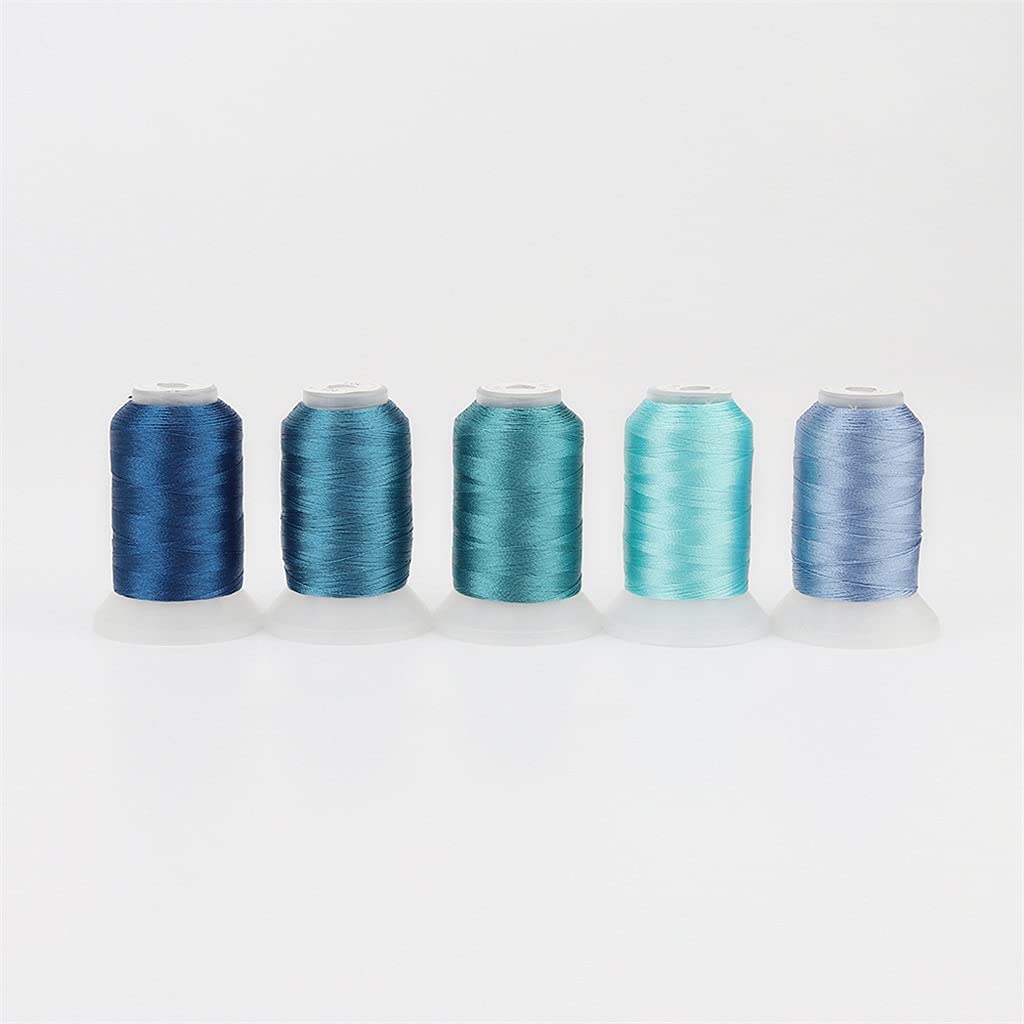 High-Strength AEBDF Polyester Embroidery Thread 500M - Durable Filament Sewing Thread for Machine Embroidery & Home Crafts (Color C) - Perfect for Quilting, Clothing Repair & DIY Projects