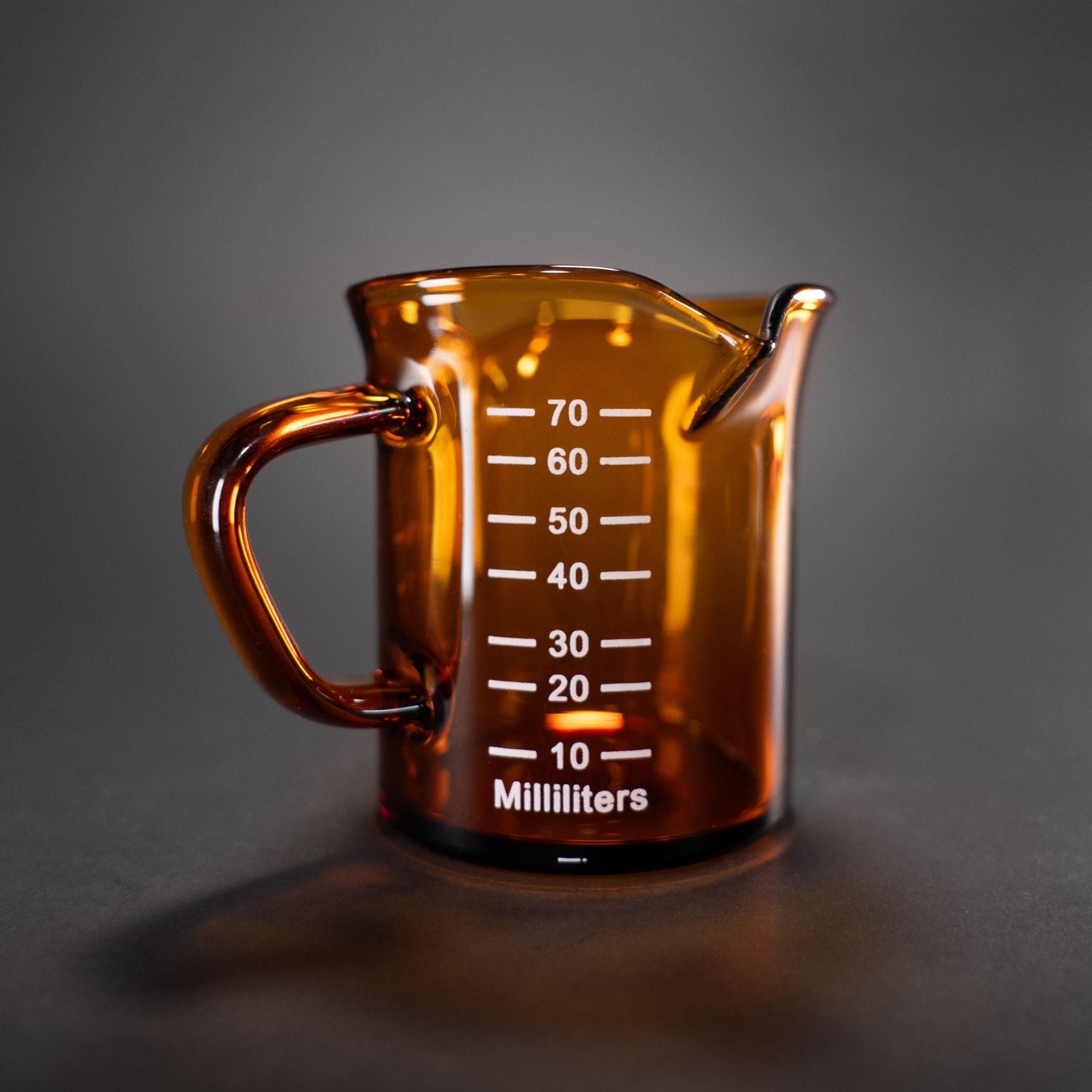 I.XXI Double Spout Milk Jug 70ml - Amber Glass Baby Bottle for Breastfeeding & Formula Feeding | Perfect for Newborns & Infants | BPA-Free & Easy to Clean