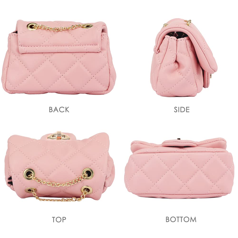 Mibasies Girls Purse for Kids - Cute Toddler Crossbody Bag with Adjustable Strap, Perfect Birthday Gift for Little Girls | Ideal for School, Travel, and Playdates