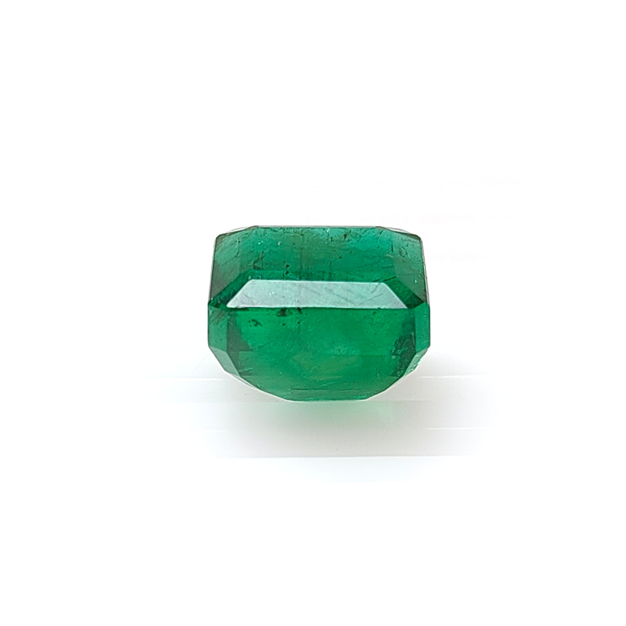 Natural 7.00cts Untreated Green Emerald Gemstone - Square Faceted Cut 10x9mm (1pc) | May Birthstone for Jewelry Making, Engagement Rings & Necklace Pendants
