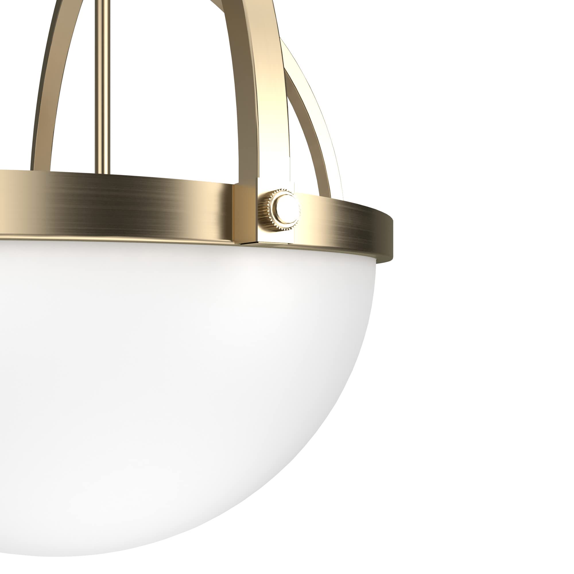 Hunter Fan Company 19238 Wedgefield Pendant Light in Alturas Gold - Modern Ceiling Lighting Fixture for Dining Room, Kitchen Island & Foyer Decor