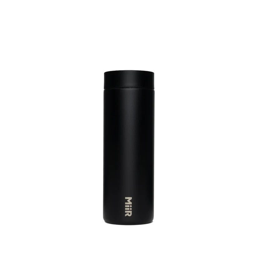 MiiR 360 Traveler 16oz Insulated Stainless Steel Water Bottle - Black | Leakproof, BPA-Free | Perfect for Hiking, Camping & Travel