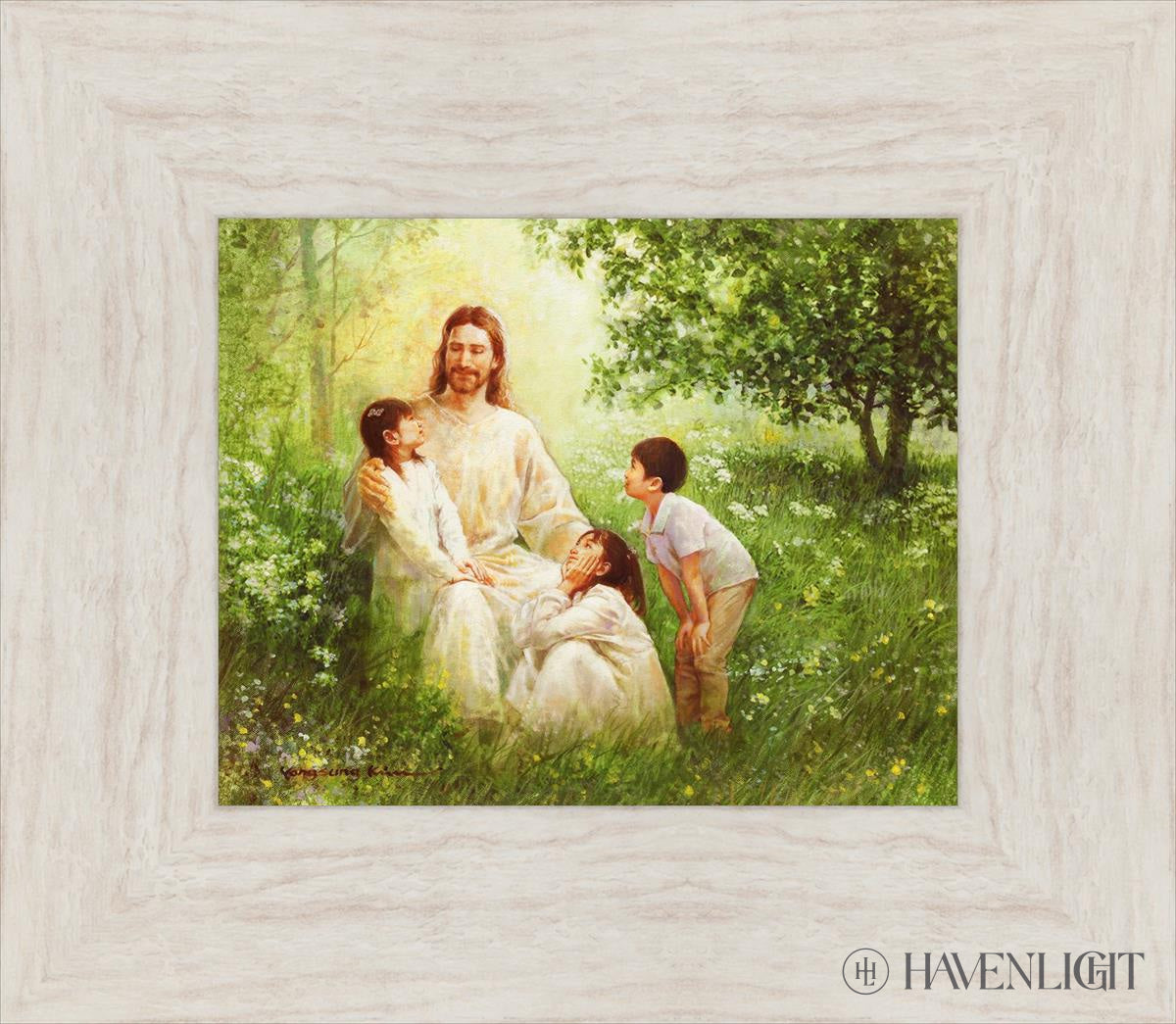 Come Unto Me By Yongsung Kim - Inspirational Christian Wall Art for Home & Church Decor - Perfect for Living Room, Bedroom, Office Prayer Space