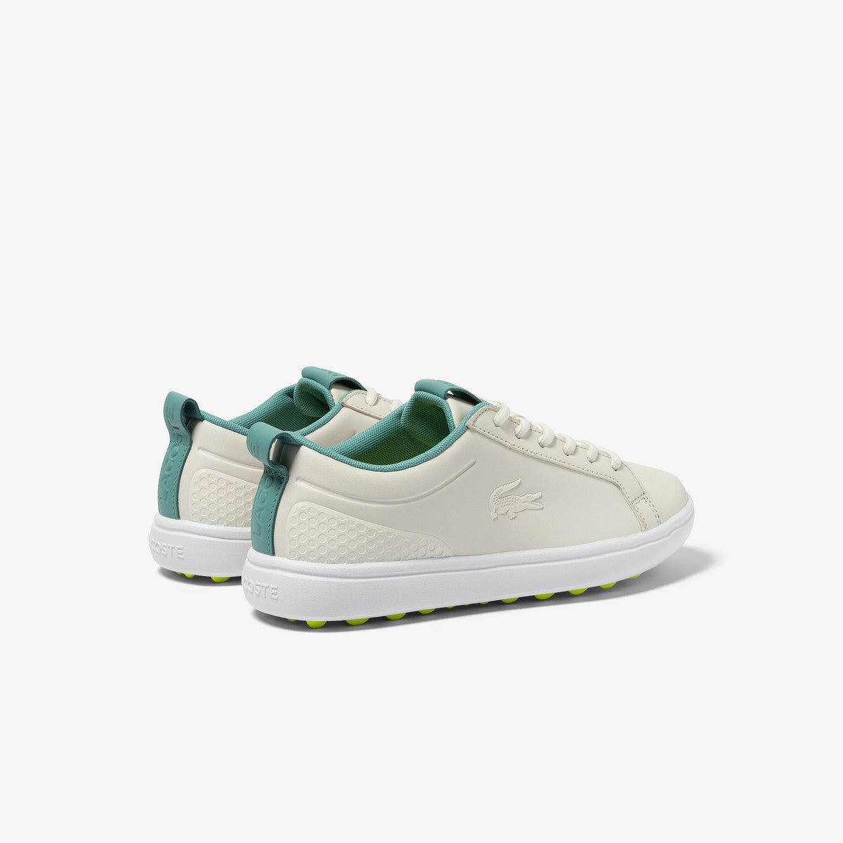 Lacoste G ELITE Women's Lightweight Synthetic Golf Shoes - Beige | Comfortable & Breathable for Walking & Golfing on the Course