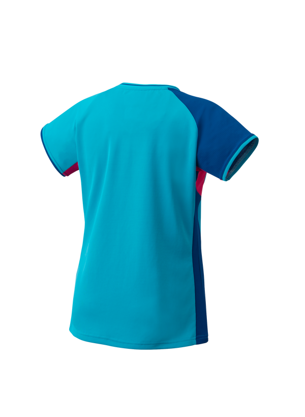 Yonex 20640 Women's Tennis Tournament T-Shirt - Breathable Quick-Dry Performance Tee for Women (Turquoise) - Perfect for Tennis Matches, Training & Casual Wear